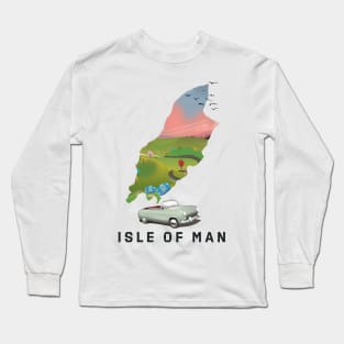 Isle of Man map Long Sleeve T-Shirt